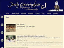 Tablet Screenshot of joedycunningham.com